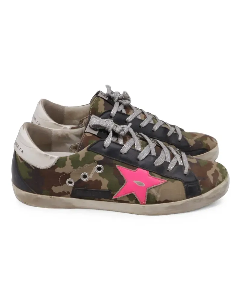 Golden Goose 2020 Camouflage Super-Star sneakers - Grün Grün