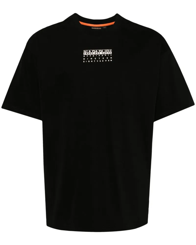 Napapijri premium short sleeves T-shirt Schwarz