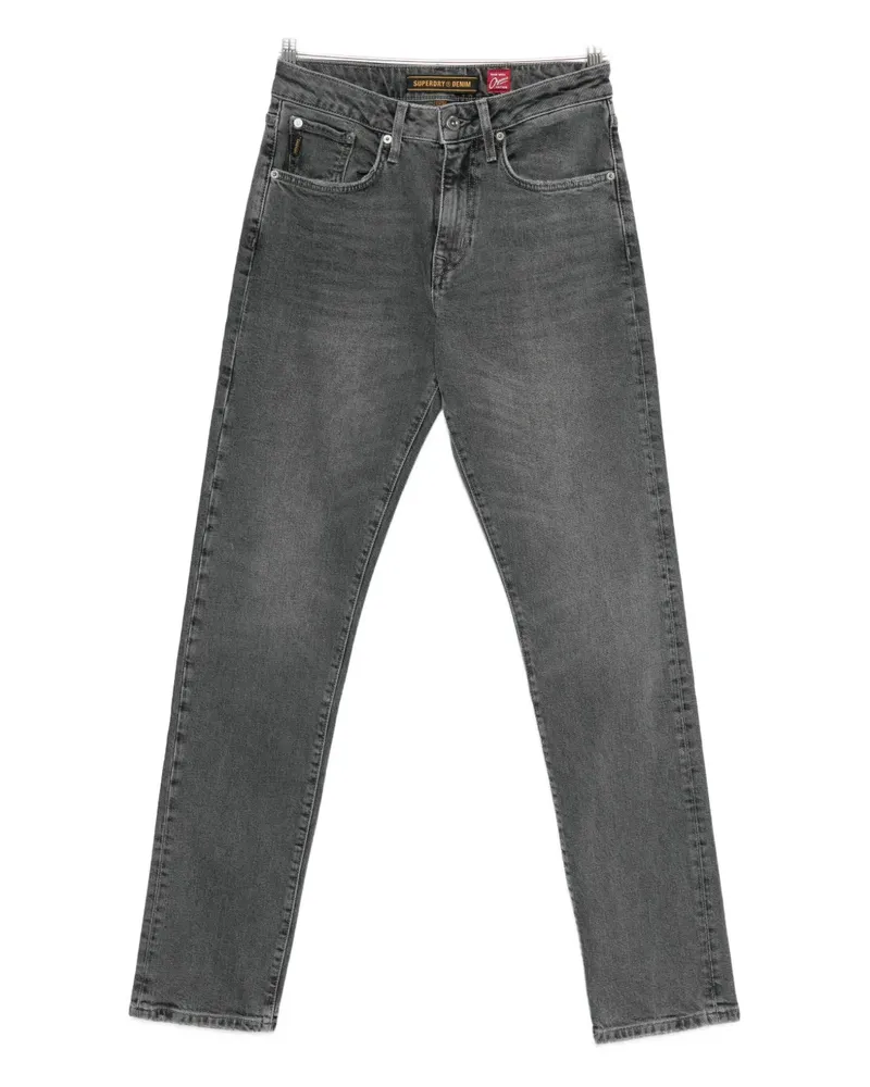 Superdry. straigh-leg jeans - Grau Grau