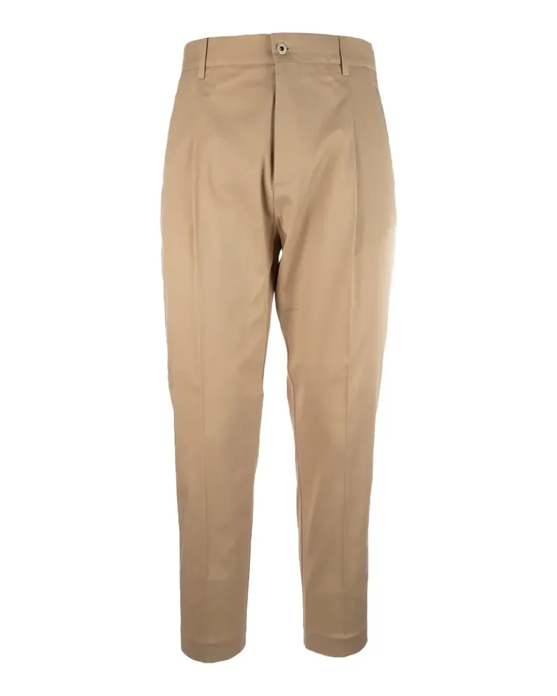 PENCE button-fastening pleated trousers - Nude Nude