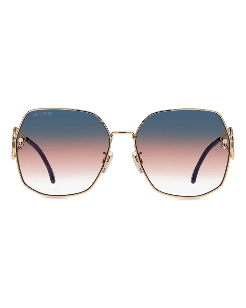 Etro Sonnenbrille mit Paisleymuster - Gold Gold