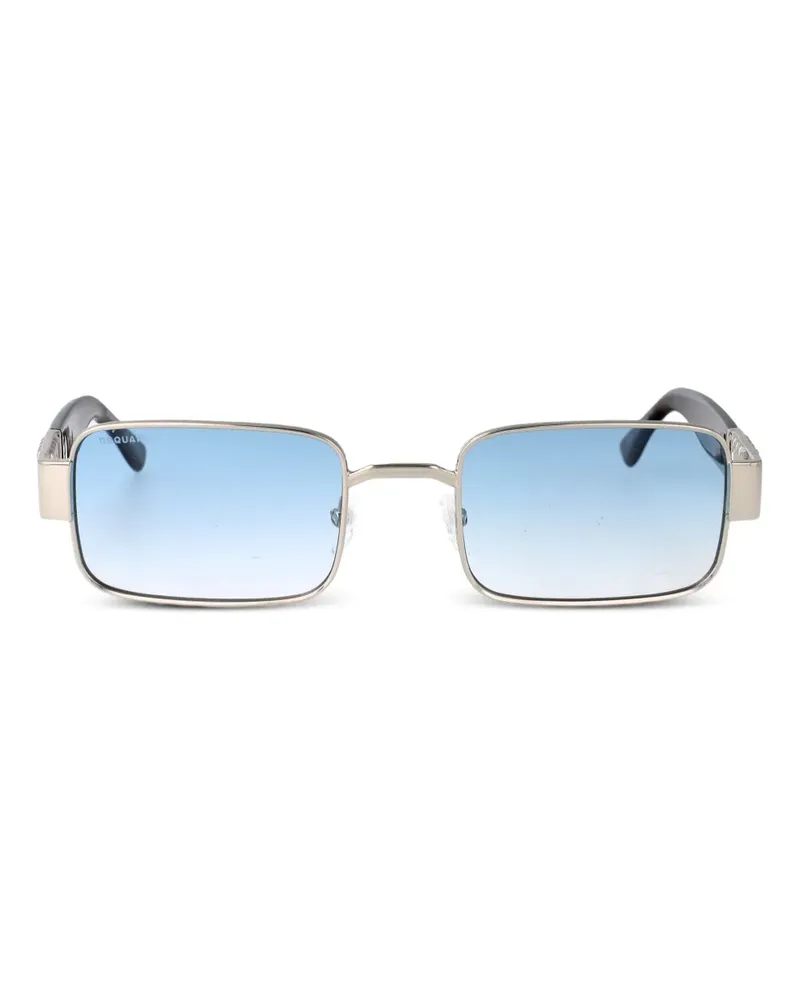 Dsquared2 Sonnenbrille mit eckigem Gestell - Grau Grau