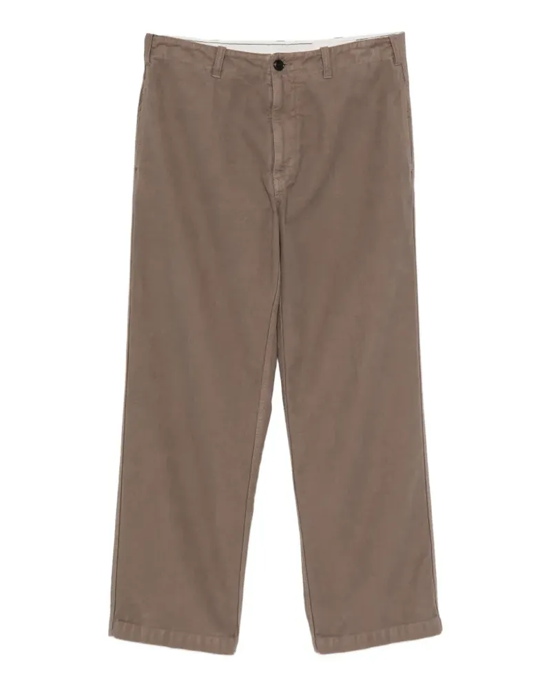 Original Vintage Style Hose mit geradem Bein - Braun Braun