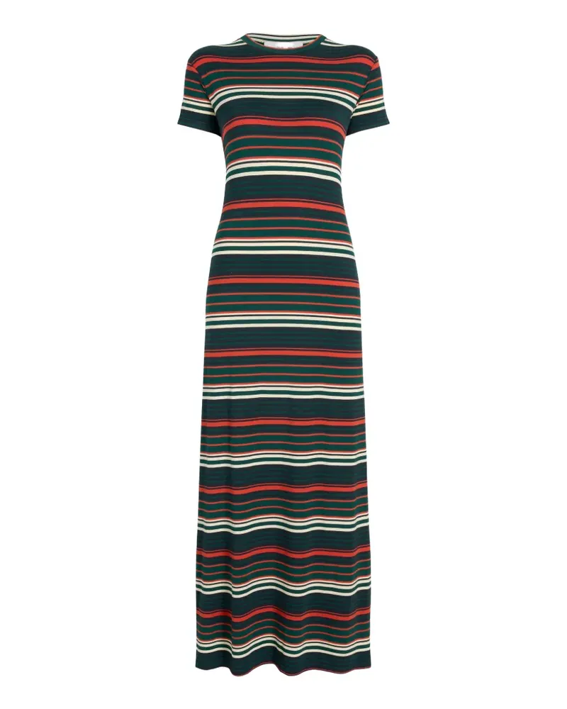 Proenza Schouler Noelle striped jersey maxi dress - Grün Grün