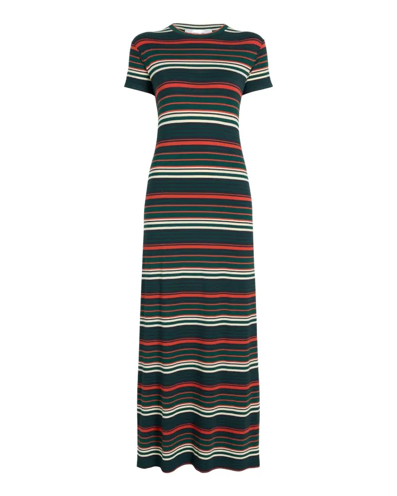 Proenza Schouler Gestreiftes Noelle Maxikleid aus Jersey - Grün Grün