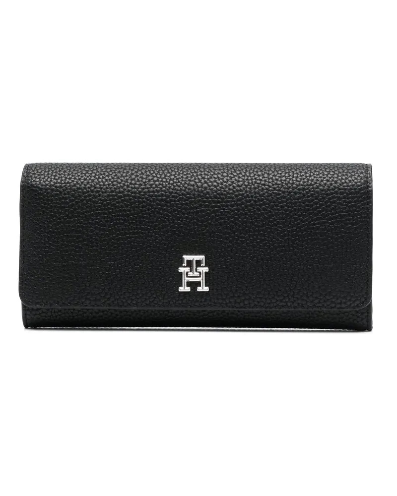 Tommy Hilfiger Portemonnaie mit Monogramm - Schwarz Schwarz