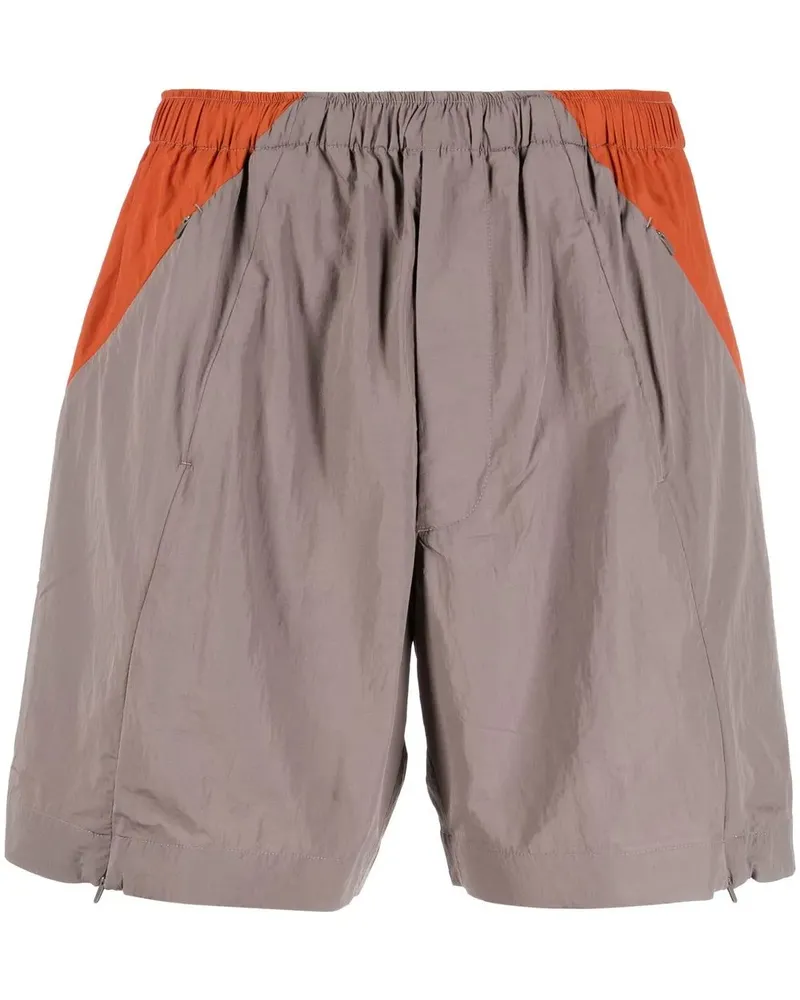 Y-3 Joggingshorts in Colour-Block-Optik - Nude Nude