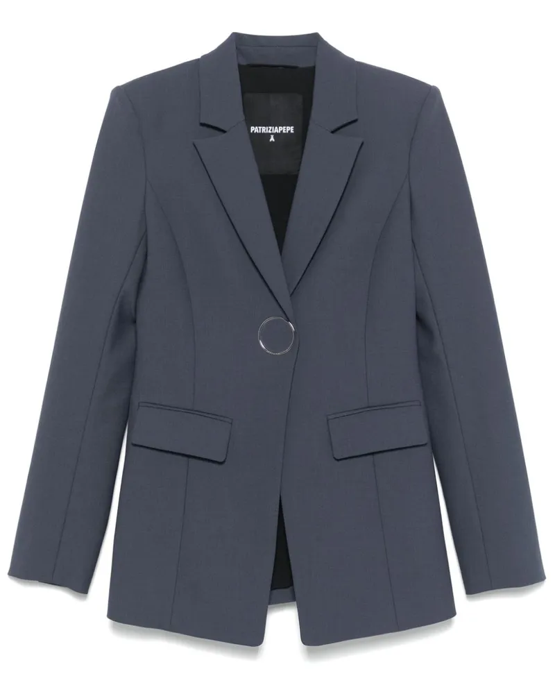 Patrizia Pepe Blazer aus Gabardine - Grau Grau