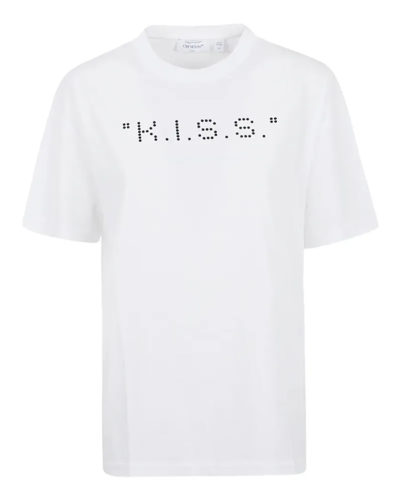 OFF-WHITE graphic-print T-shirt - Weiß Weiß