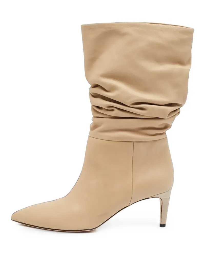 Paris Texas Halbhohe Wildlederstiefel - Nude Nude