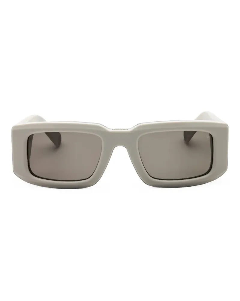 Philipp Plein rectangle-frame sunglasses - Nude Nude
