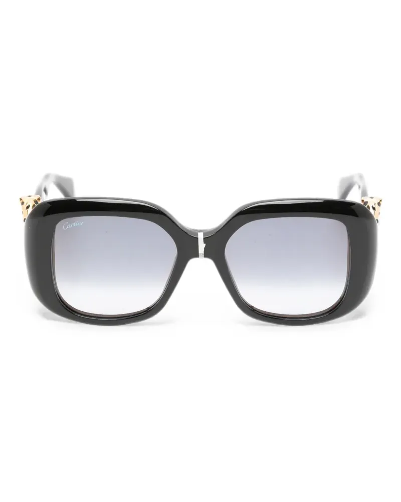 Cartier Panthere Sonnenbrille - Schwarz Schwarz