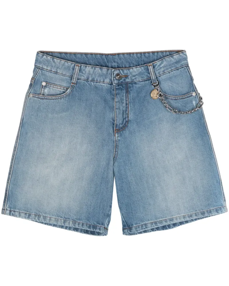 Ermanno Scervino Shorts mit Ketten - Blau Blau