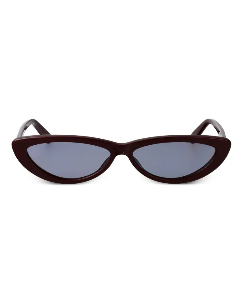 Alexander McQueen Sonnenbrille mit Cat-Eye-Gestell - Braun Braun