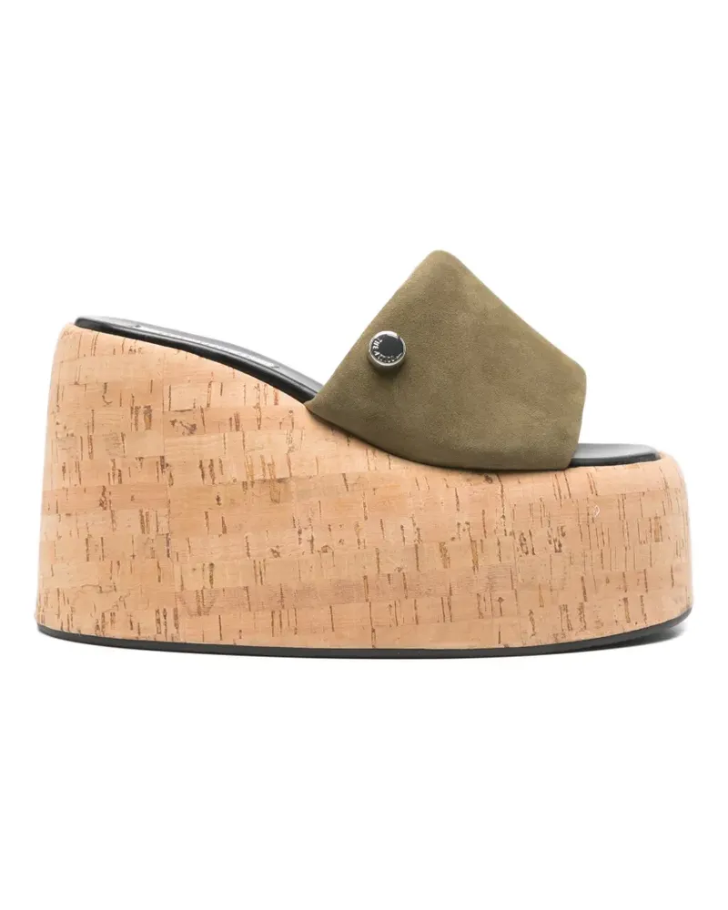 ATTICO Mochi platform sandals - Grün Grün