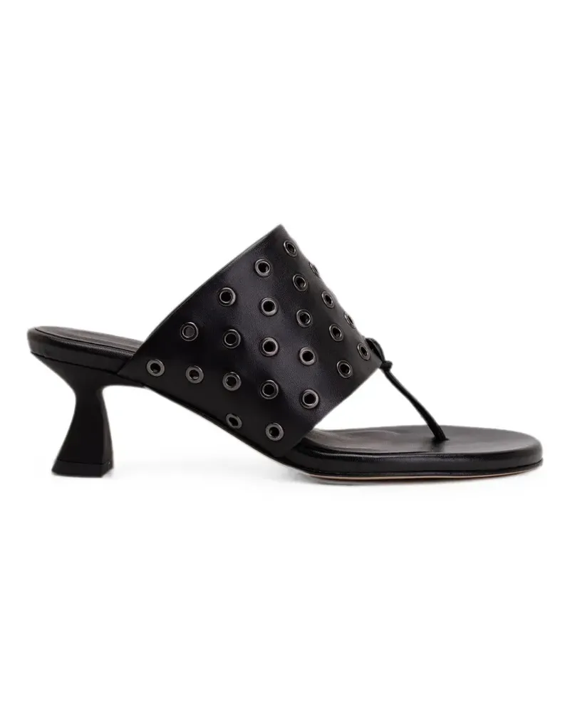 Miista Cedella eyelet-embellished sandals - Schwarz Schwarz