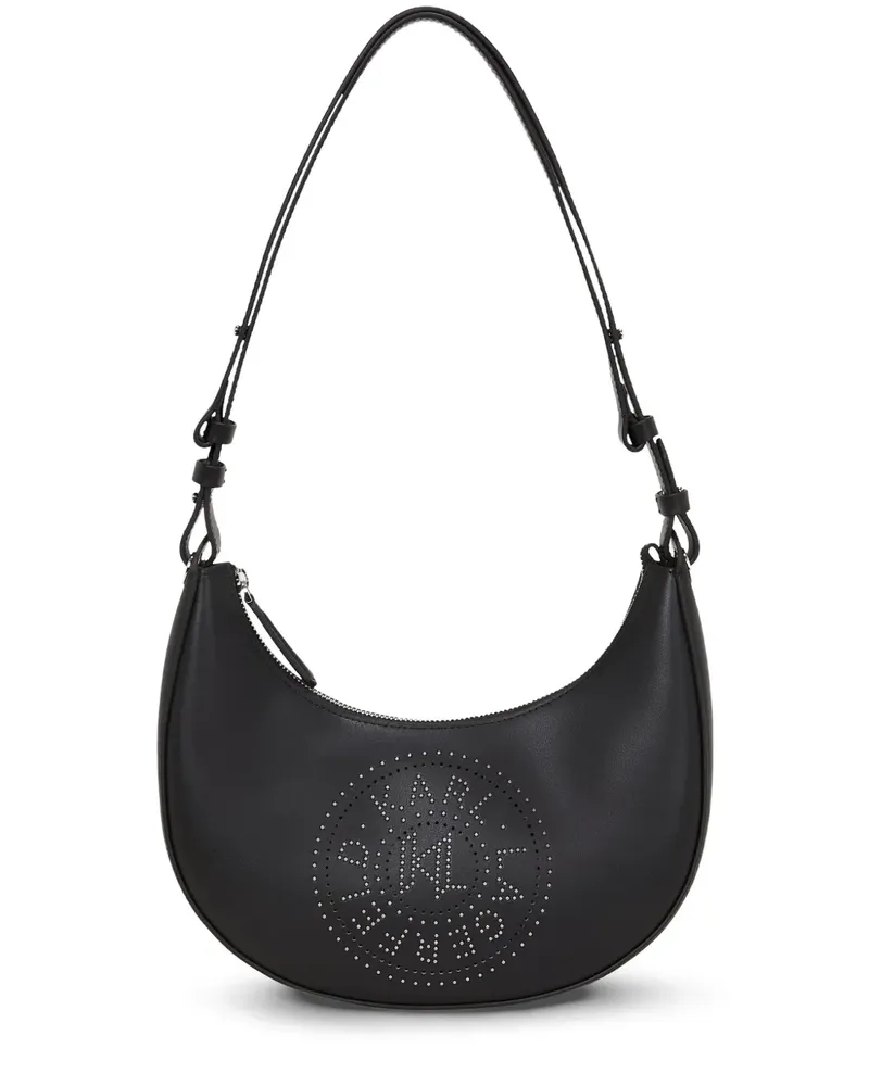 Karl Lagerfeld K/Circle Mondtasche mit Nieten - Schwarz Schwarz