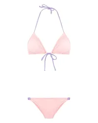 Reina Olga Scrunchie Neckholder-Bikini Rosa