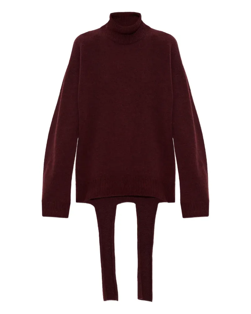 Issey Miyake Backpack turtleneck sweater - Braun Braun