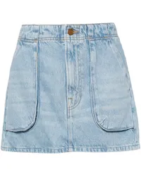 Mother The Accordion Fun Dip Jeans-Minirock Blau