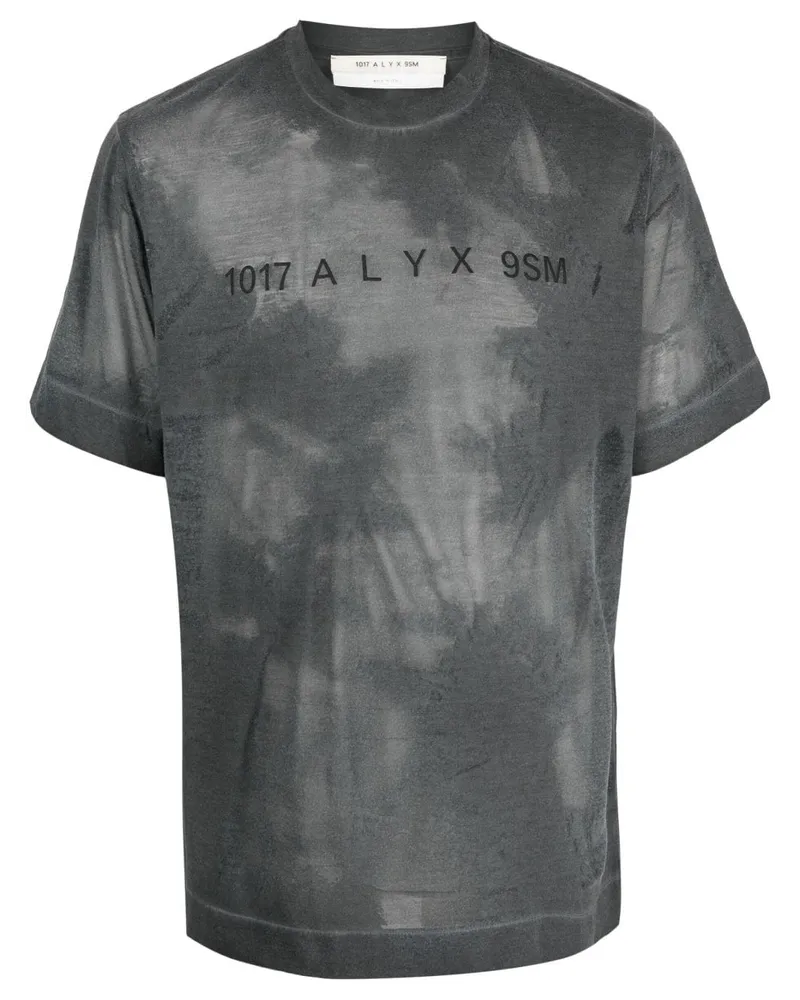 1017 ALYX 9SM T-Shirt mit grafischem Print Schwarz