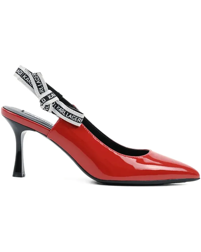 Karl Lagerfeld Sienna Slingback-Pumps - Rot Rot