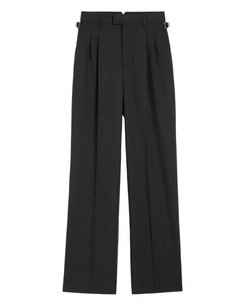 AMI Paris Taillenhose mit Bundfalten - Grau Grau
