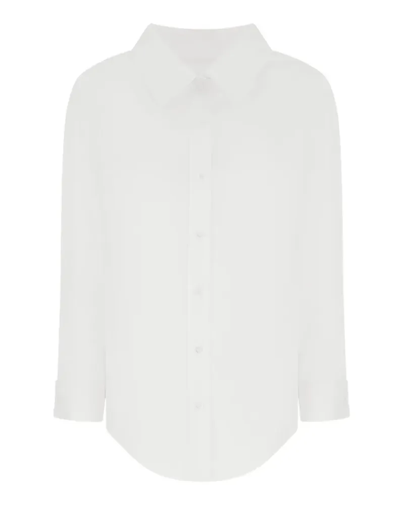 Balenciaga Langärmeliges Hemd - Weiß Weiß