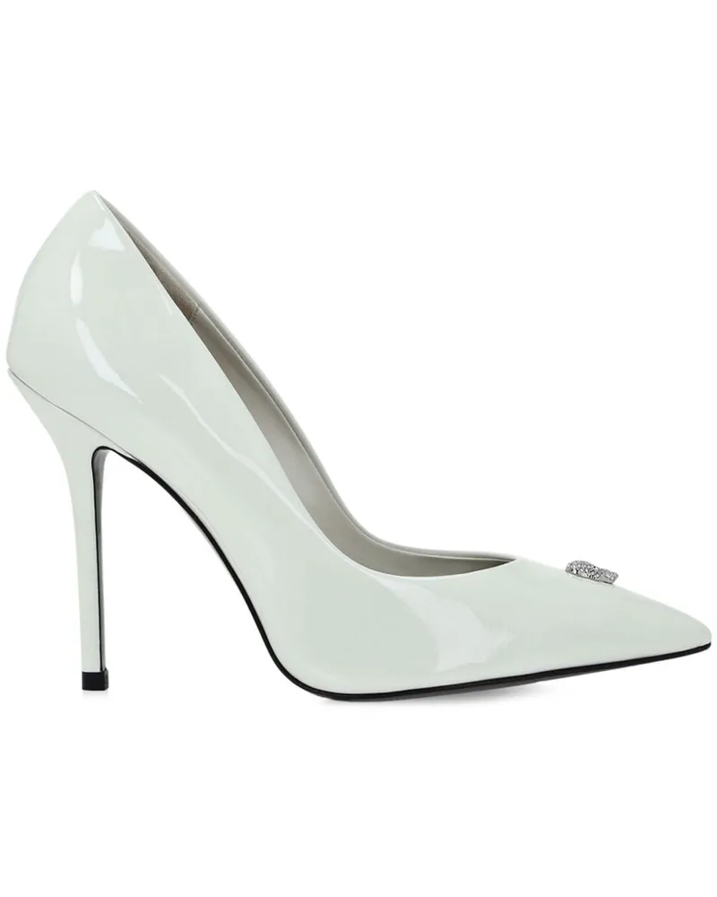 Philipp Plein Decollete Pumps - Weiß Weiß