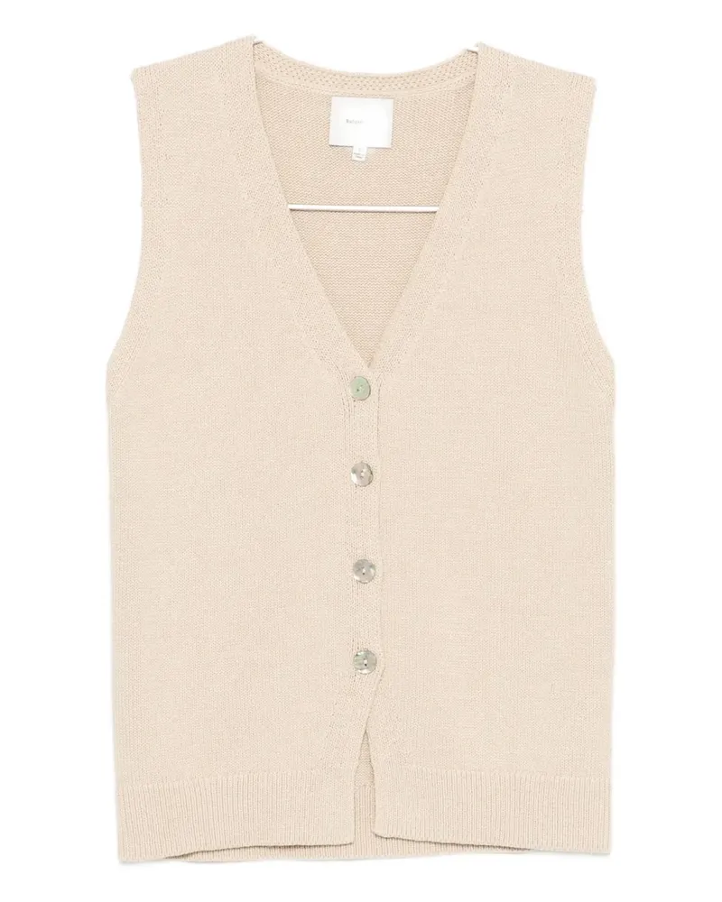 Reformation Linden Weste - Nude Nude