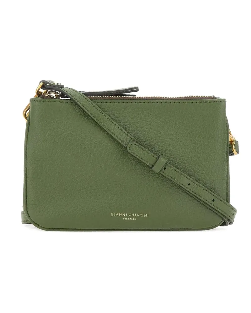 Gianni Chiarini Umhängetasche aus Leder - Grün Grün