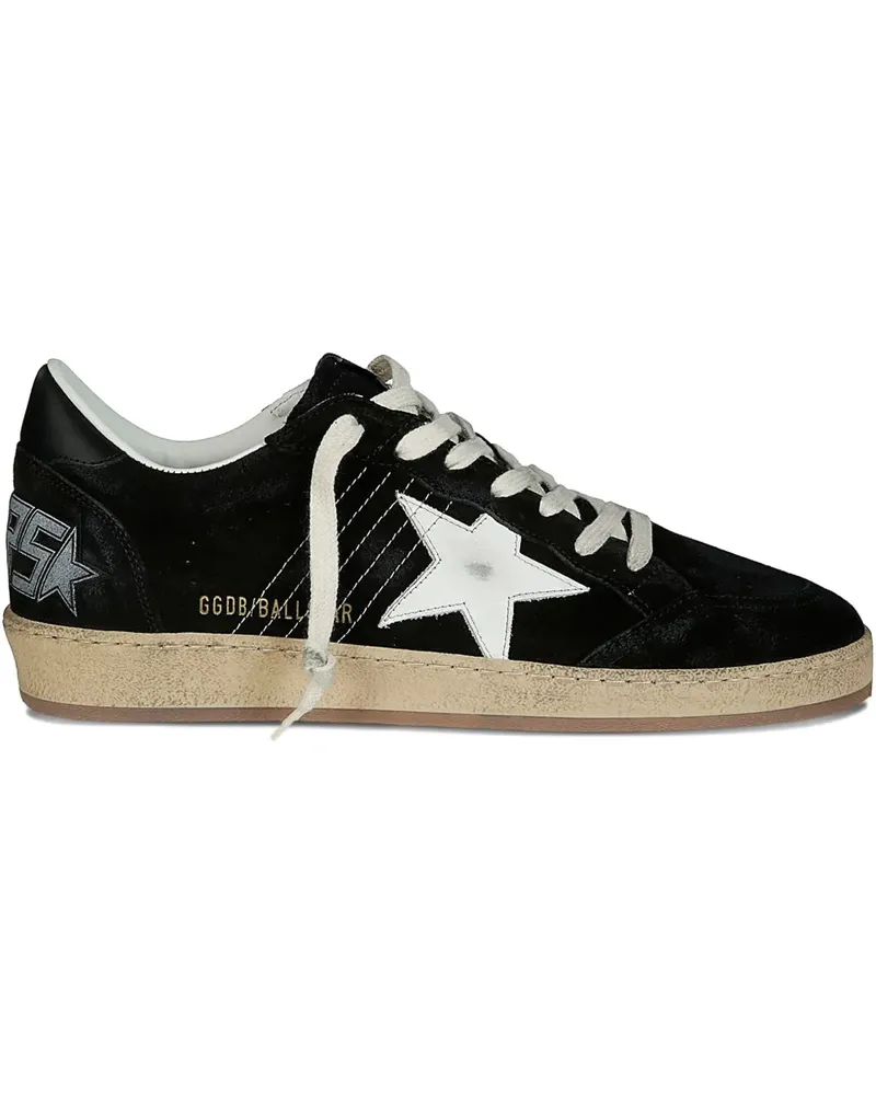 Golden Goose Ball Star Sneakers aus Wildleder - Schwarz Schwarz