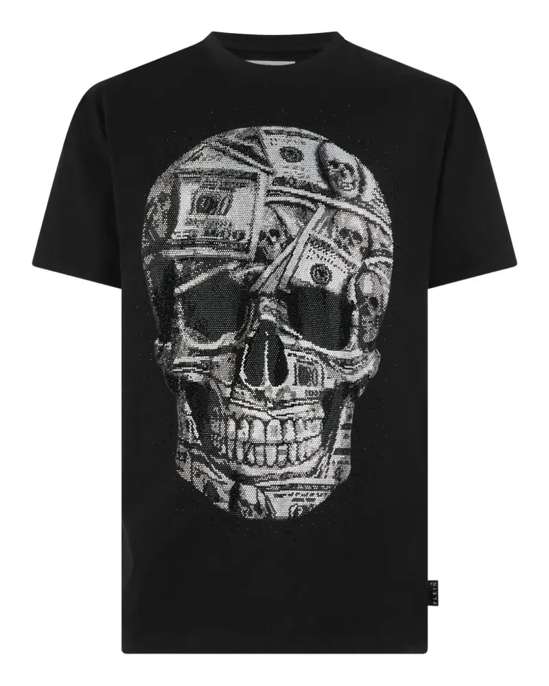 Philipp Plein T-Shirt aus Jersey mit rundem Ausschnitt - Schwarz Schwarz