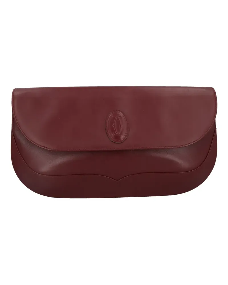 Cartier Must de  leather clutch bag - Rot Rot