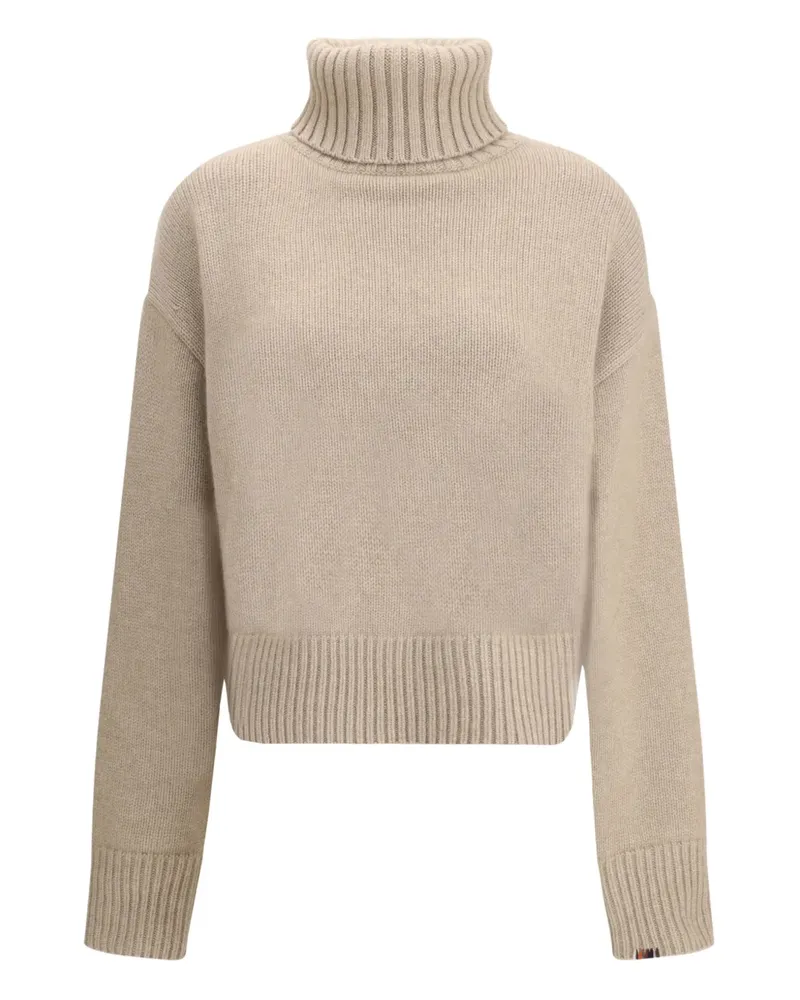 extreme cashmere N°434 roll-neck sweater - Nude Nude
