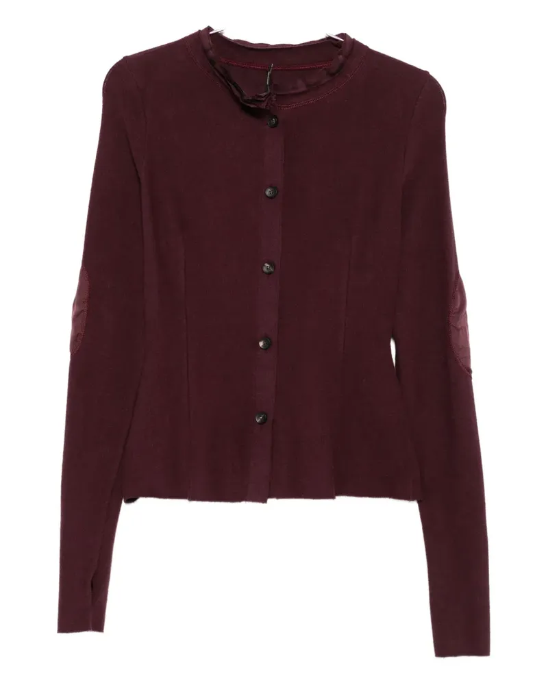 Masnada ruffled-collar cardigan - Rot Rot