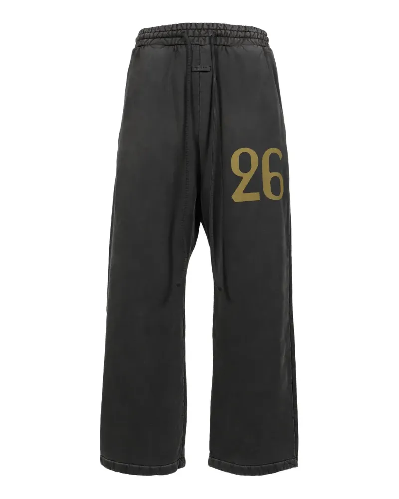 Fear of God Weite 26 Jogginghose mit Logo-Print - Schwarz Schwarz