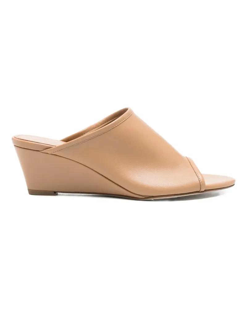 aeyde Raine wedge-heel sandals - Nude Nude
