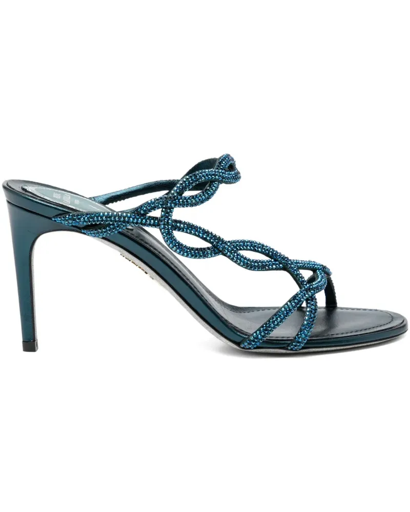 René Caovilla 80mm Braid sandals - Blau Blau