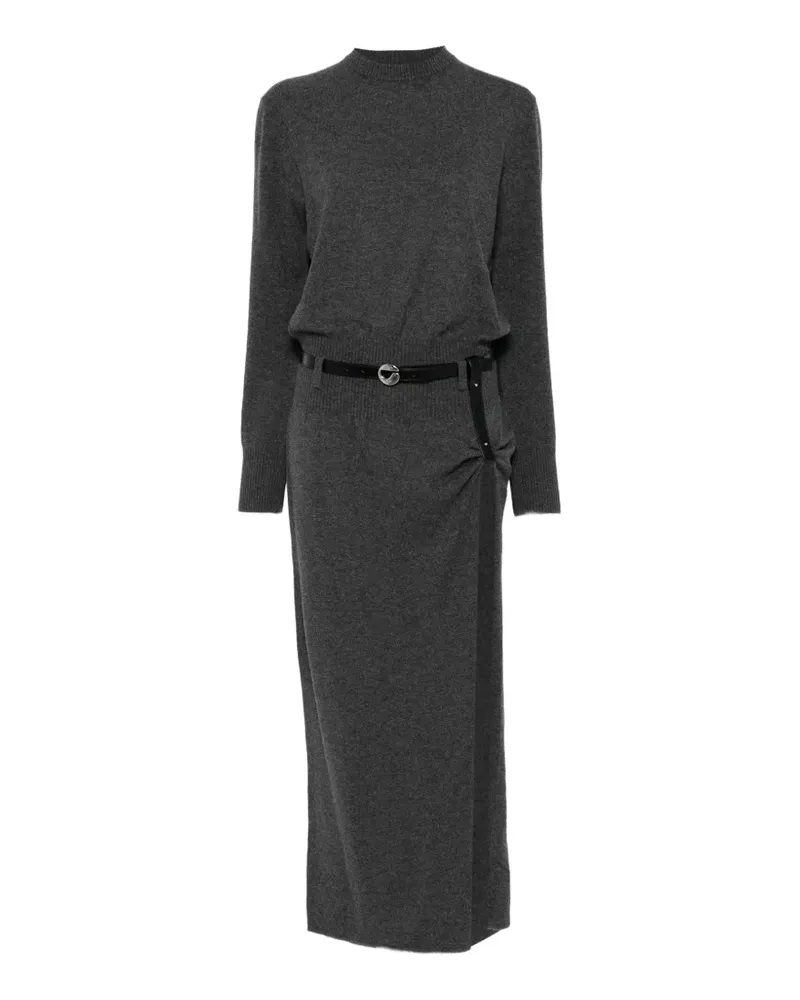 COPERNI Midikleid mit seitlichem Schlitz - Grau Grau