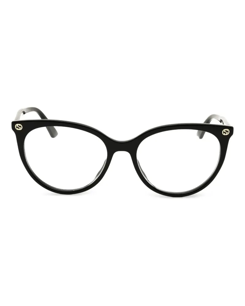 Gucci Brille mit Cat-Eye-Gestell - Schwarz Schwarz