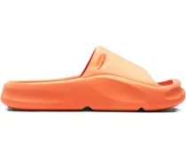 Pantoletten mit Logo-Prägung - Orange