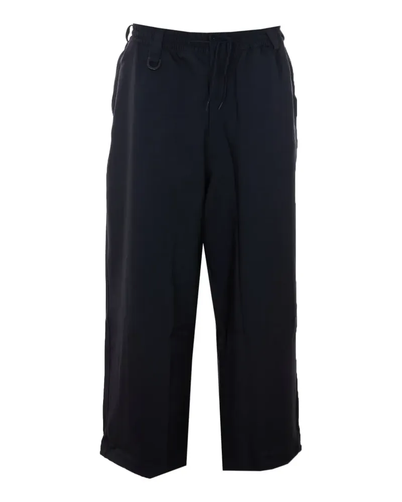 Y-3 elasticated wide track trousers - Schwarz Schwarz