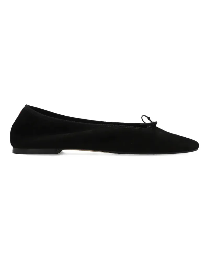 aeyde bow-detail ballet flats - Schwarz Schwarz