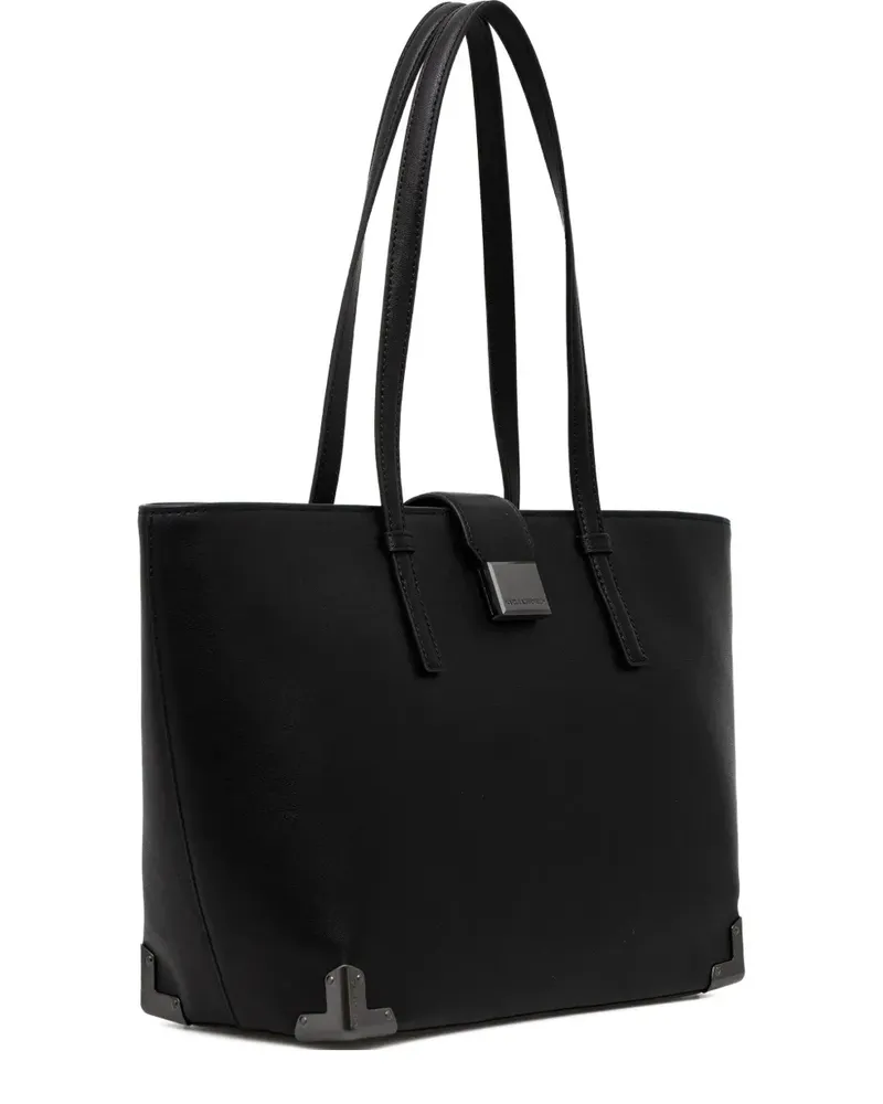 Karl Lagerfeld logo-detail tote bag - Schwarz Schwarz