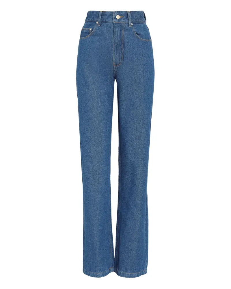 Amapô Jeans mit Logo-Patch - Blau Blau