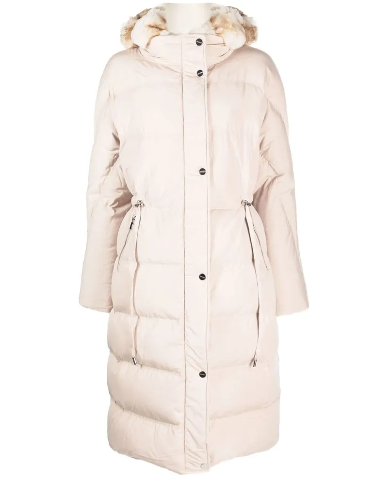 MAX&MOI Dora Daunenmantel mit Kapuze - Nude Nude