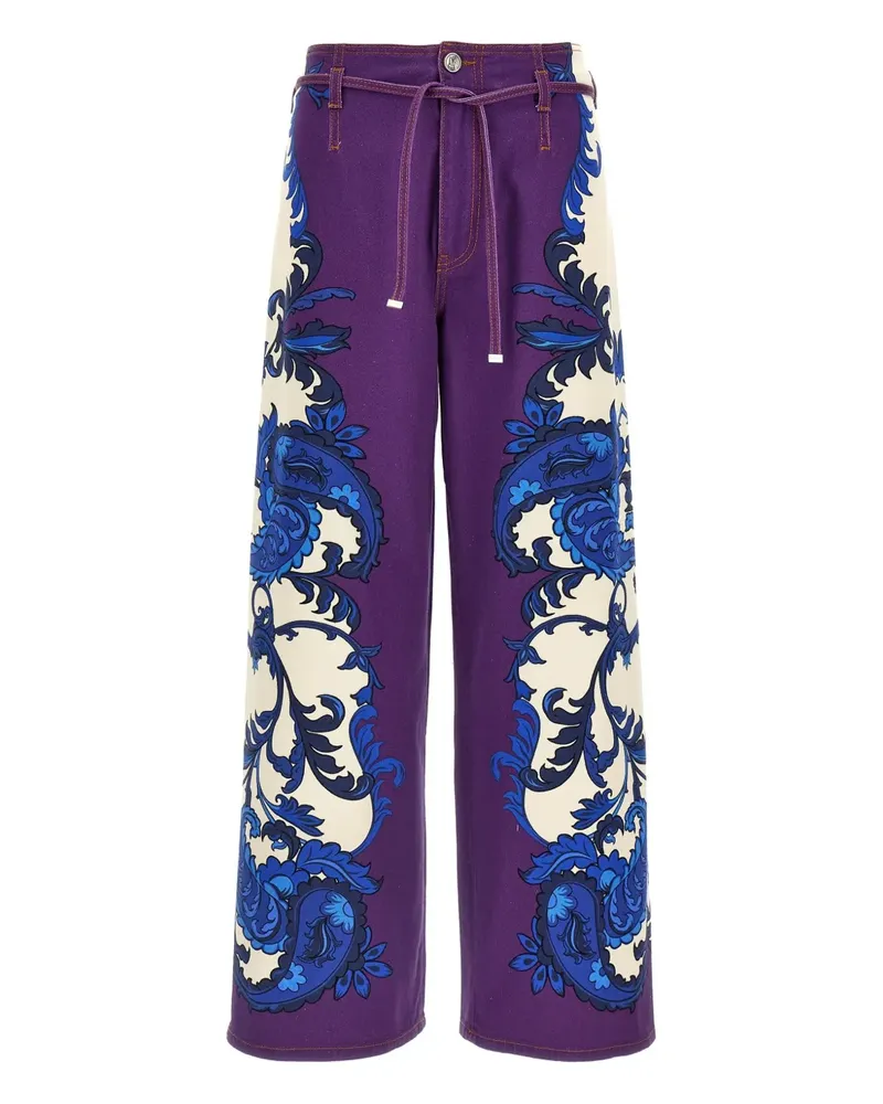 Etro Jeans aus Baumwolle - Violett Violett