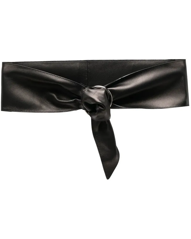 Orciani Gürtel mit Knoten - Schwarz Schwarz