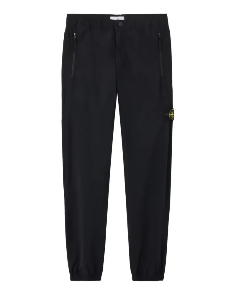 Stone Island logo-patch track pants - Schwarz Schwarz